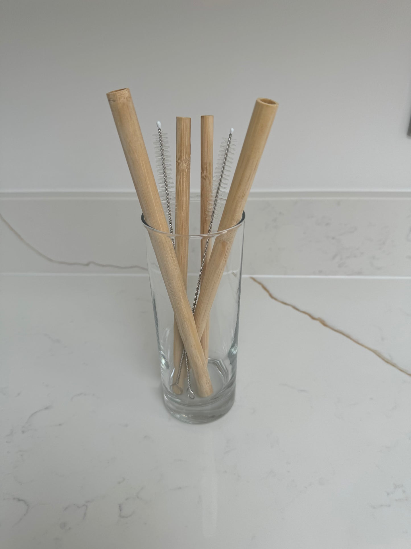 Bamboo Straws β Set of 4 Sizes + 2 Cleaning Brushes