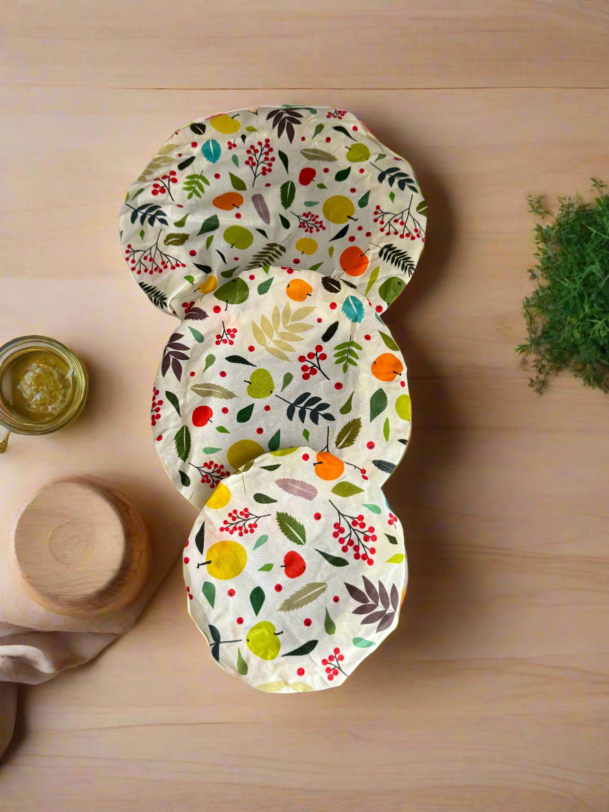 Vegetable Beeswax Bowl Cover