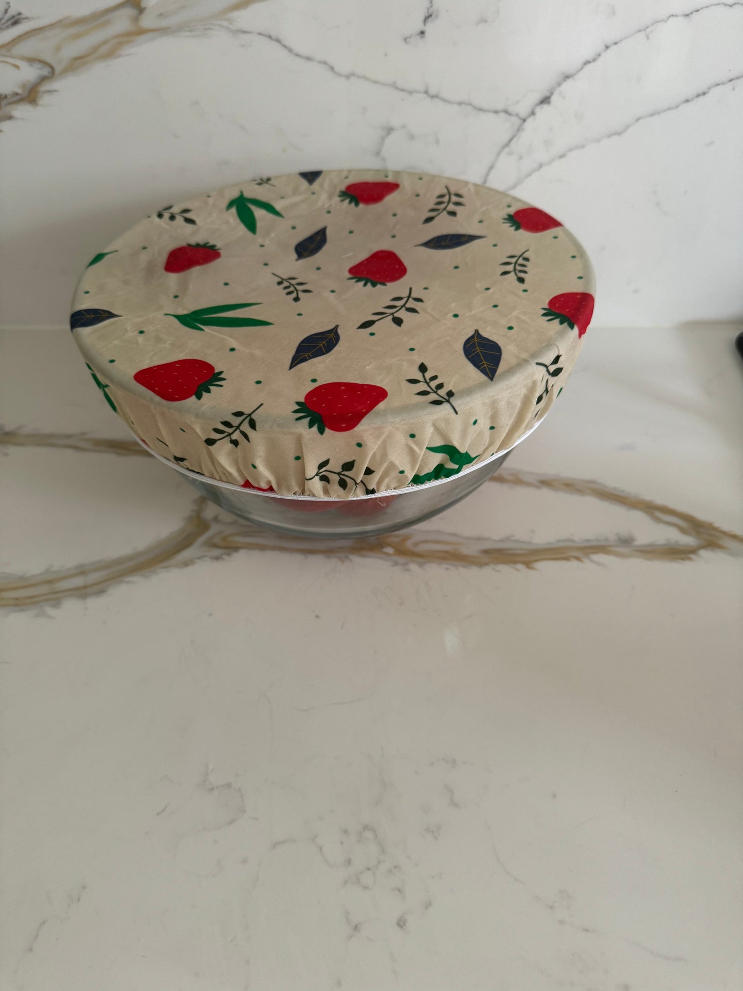 Fruits Beeswax Bowl Cover