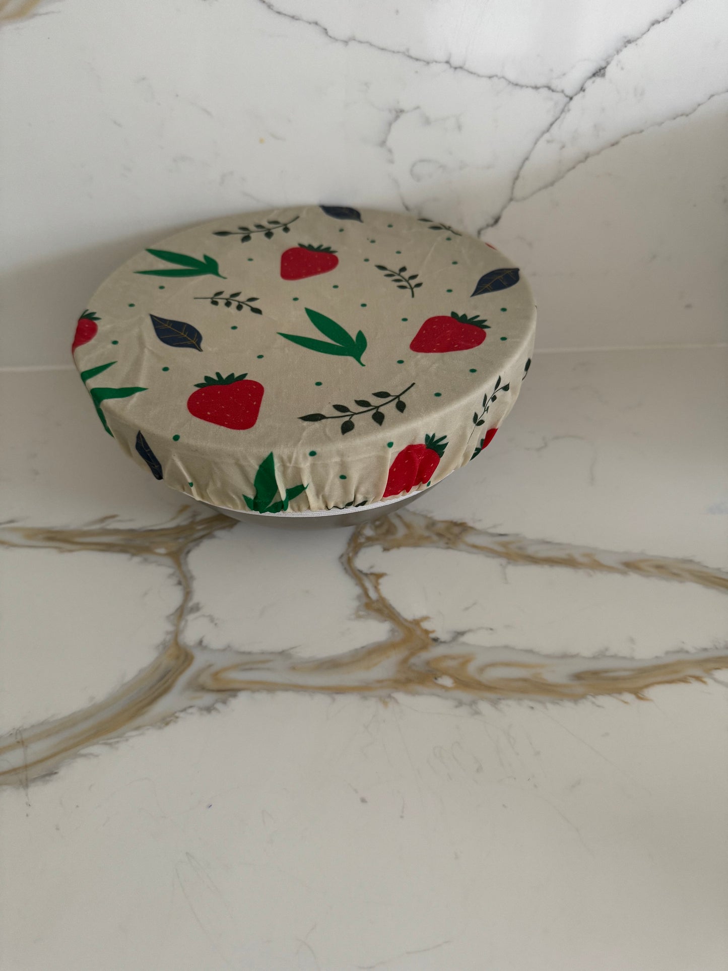 Fruits Beeswax Bowl Cover