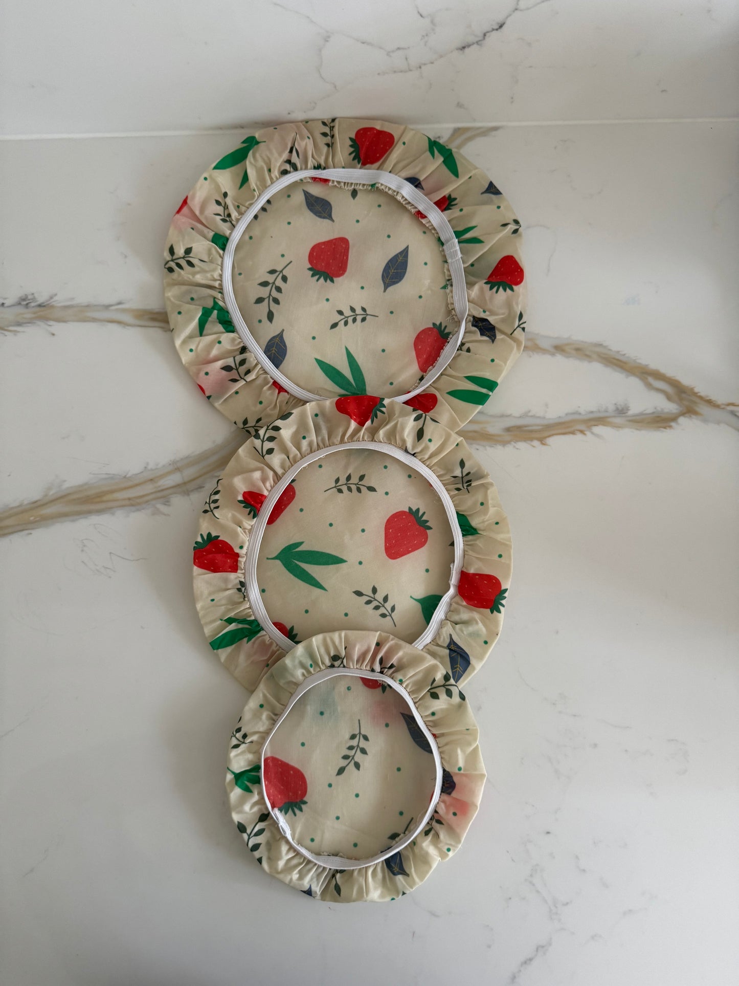 Fruits Beeswax Bowl Cover