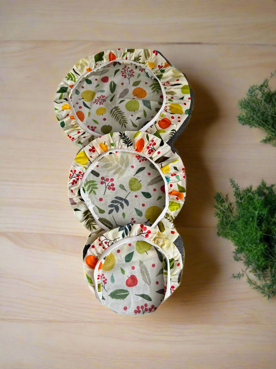 Vegetable Beeswax Bowl Cover