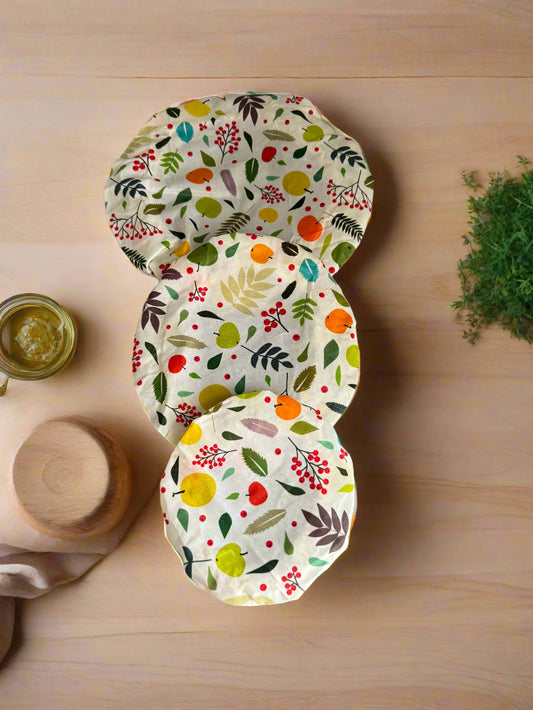 Vegetable Beeswax Bowl Cover