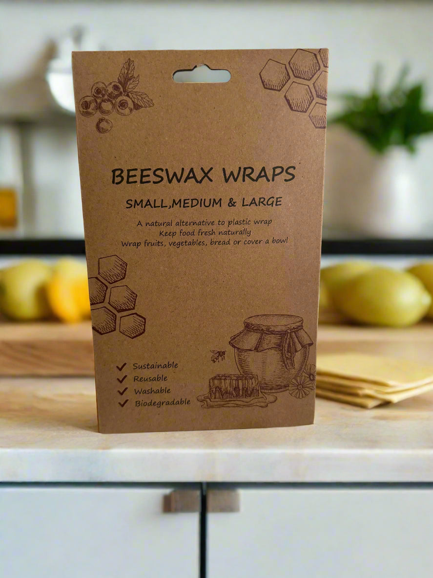 Bees Beeswax Wraps - Small ,Medium, Large