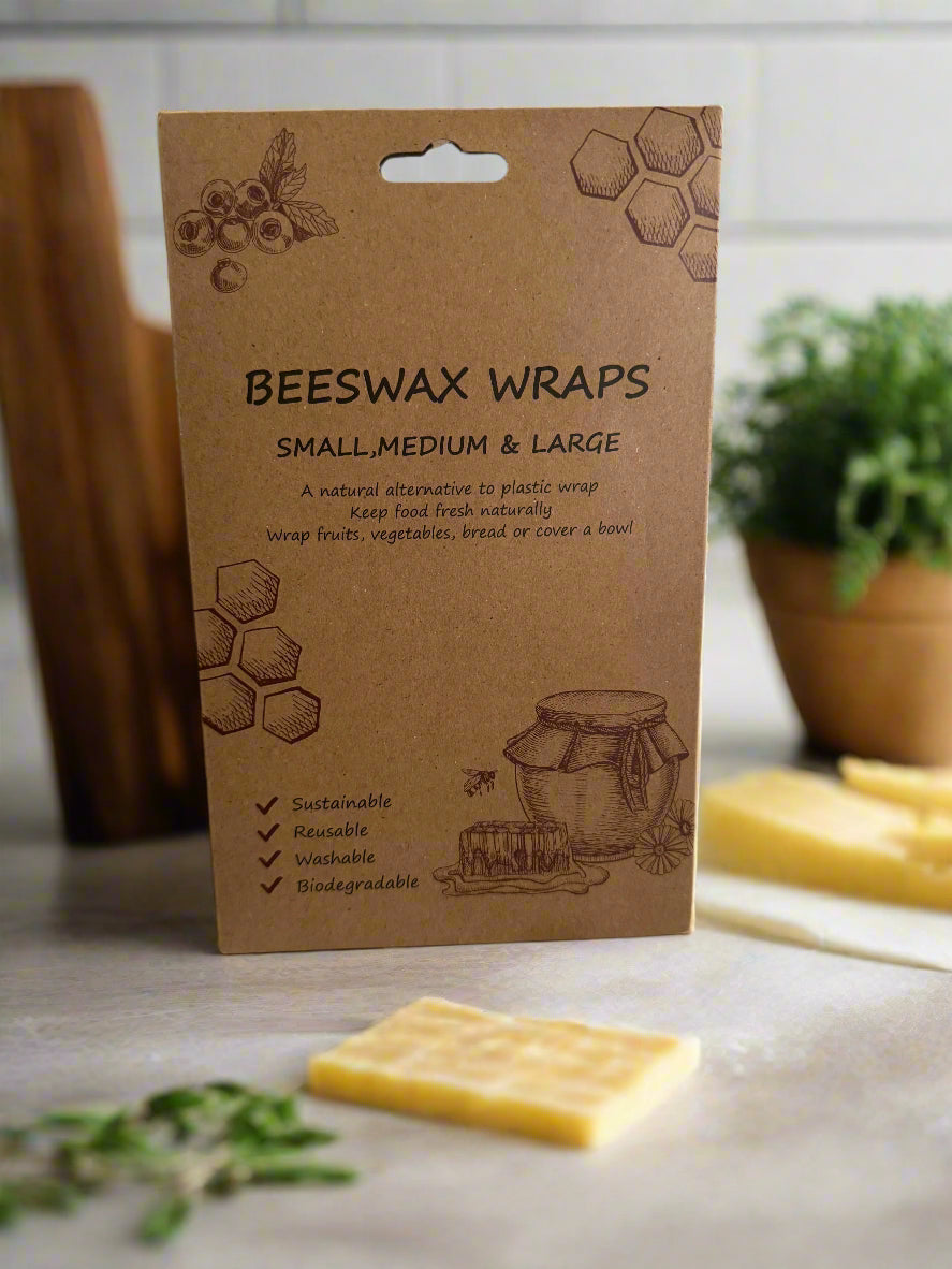 Green Beeswax Wraps - Small, Medium, Large