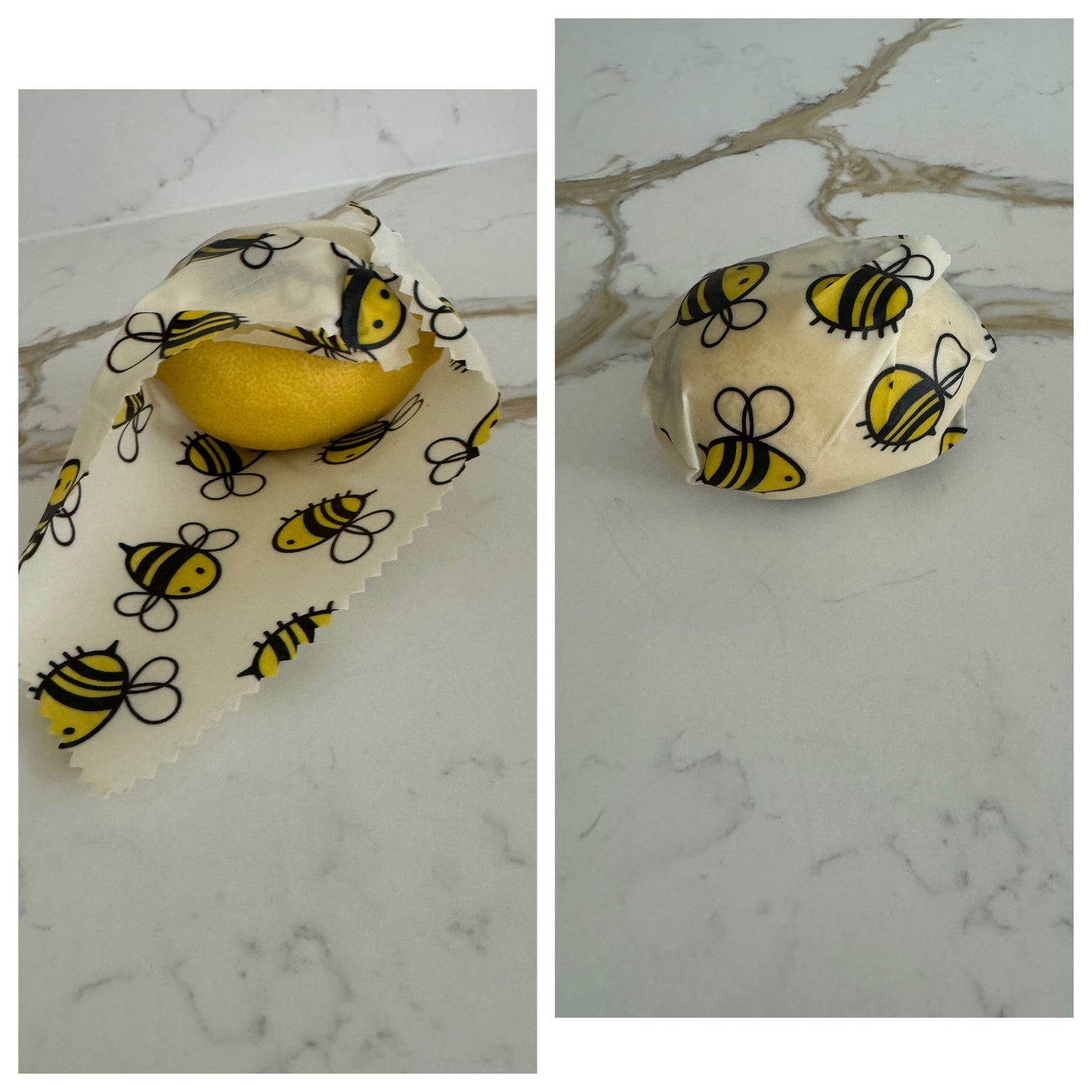 Bees Beeswax Wraps - Small ,Medium, Large