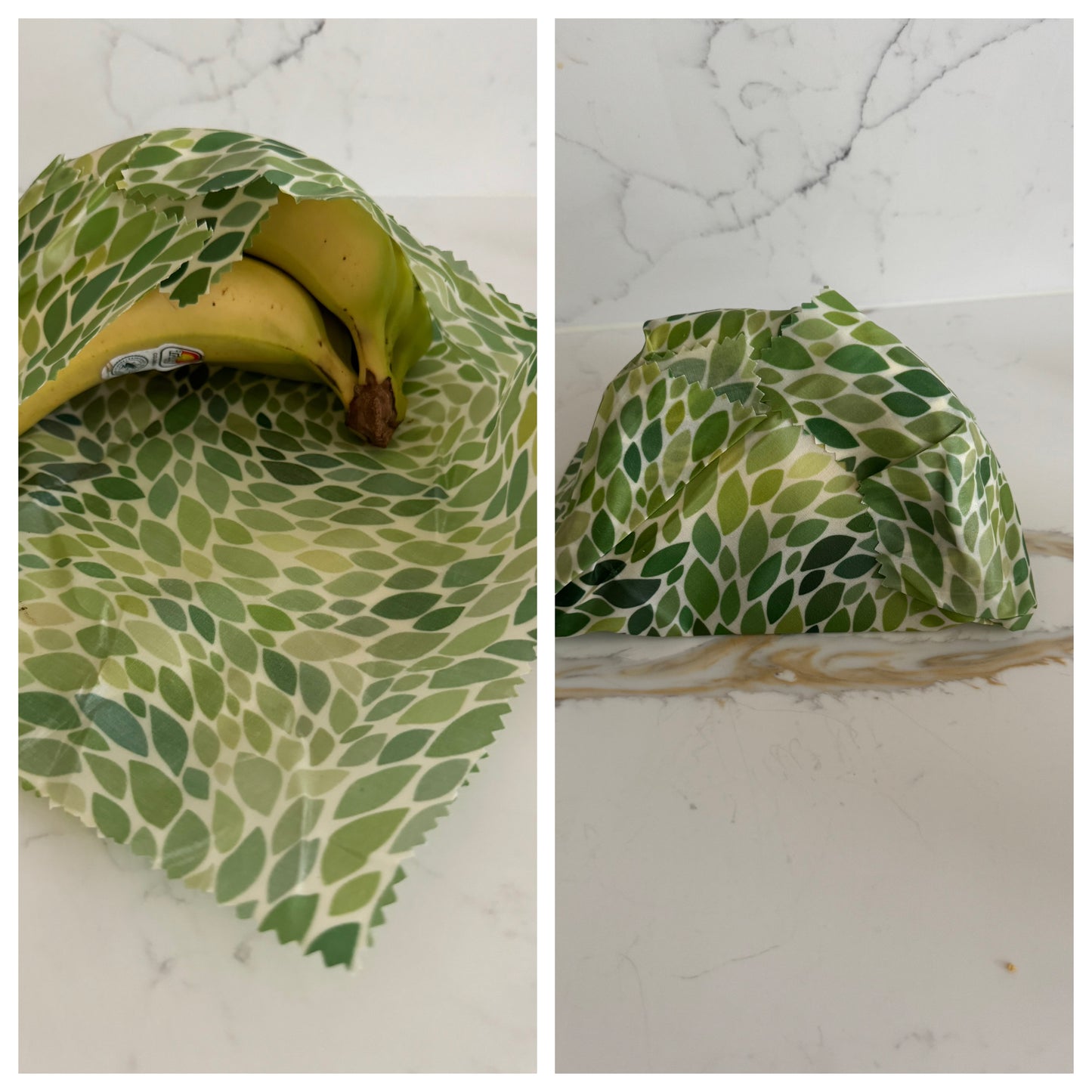 Green Beeswax Wraps - Small, Medium, Large
