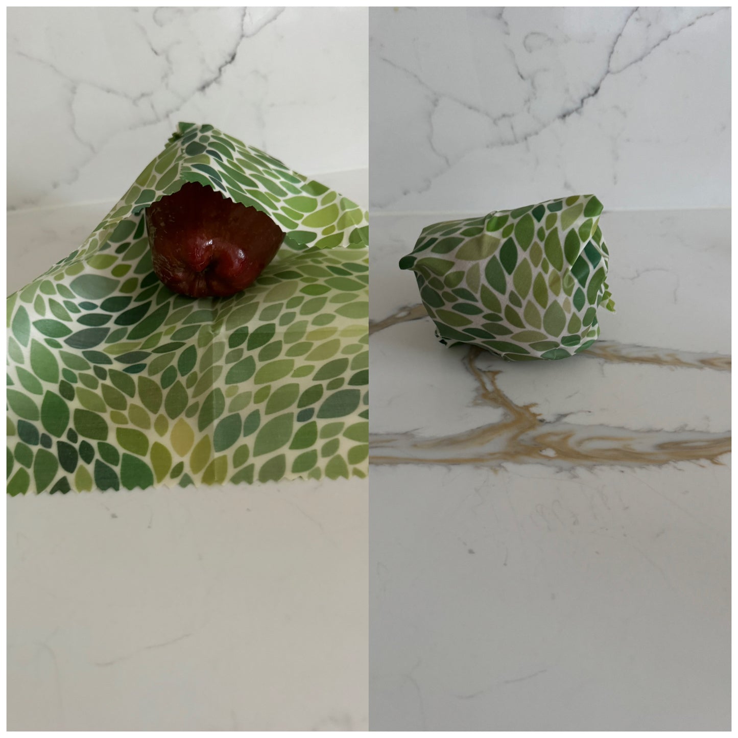 Green Beeswax Wraps - Small, Medium, Large