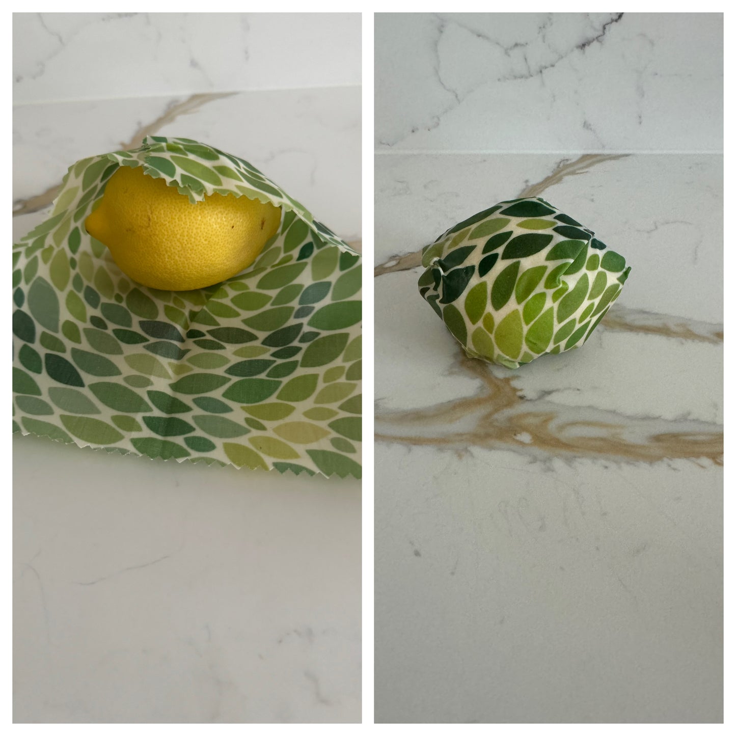 Green Beeswax Wraps - Small, Medium, Large